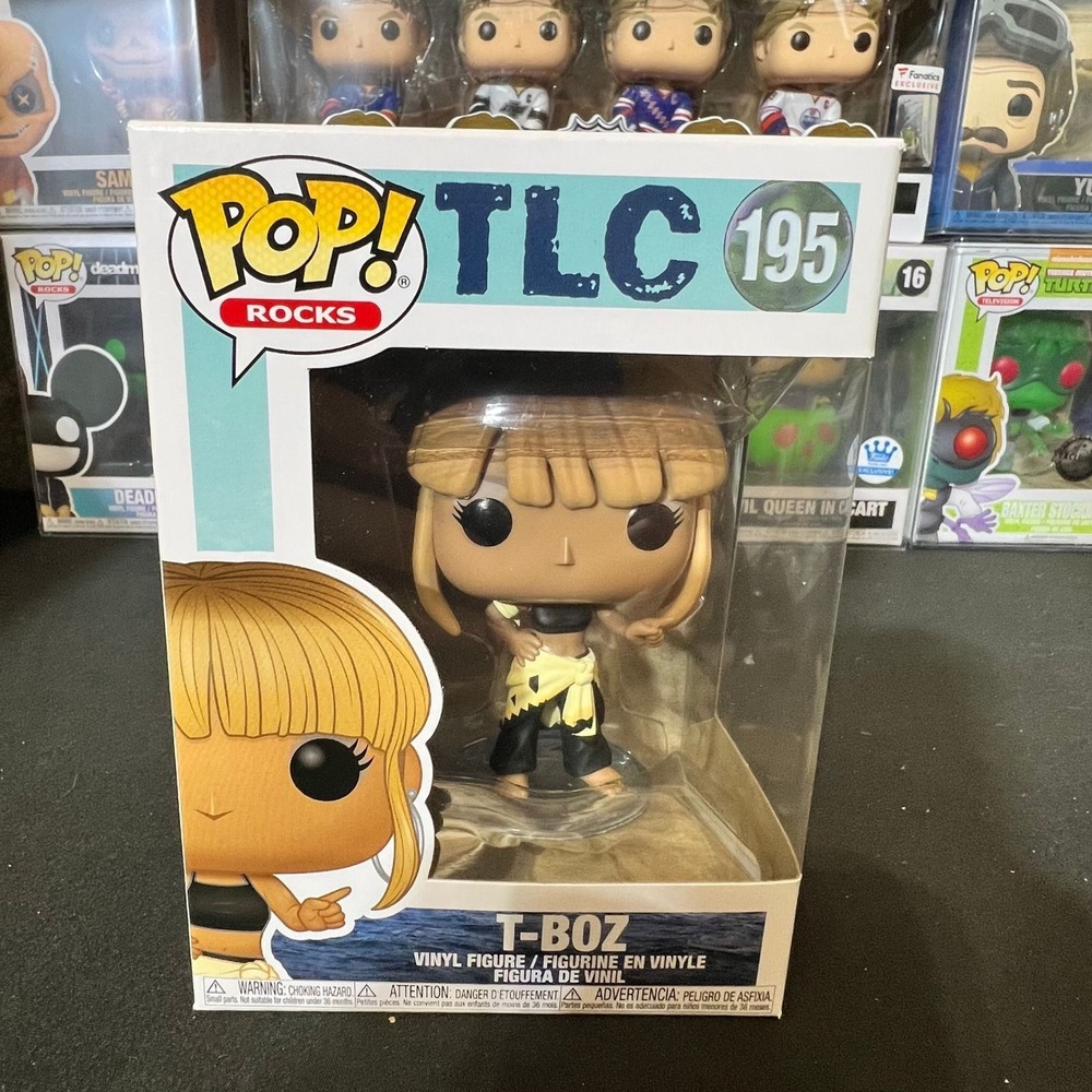 Funko Pop Rocks TLC T-Boz 195 Vinyl Figure Waterfalls Music Video Collectible